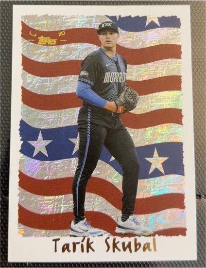 2025 Topps Archives - 1995 Topps Cyberstats #95C-20 Tarik Skubal — front