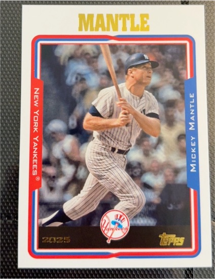 2025 Topps Archives #252 Mickey Mantle — front