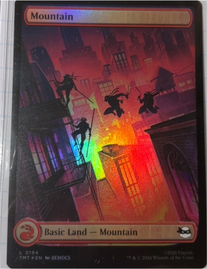 2026 Magic: The Gathering #0194 Mountain — front