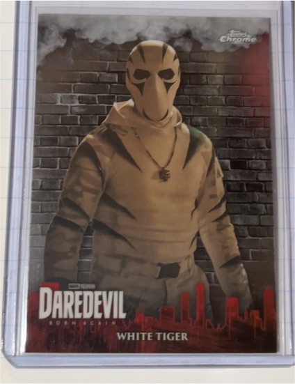 2025 Topps Chrome Marvel Studios #DD-3 White Tiger Daredevil Born Again — front