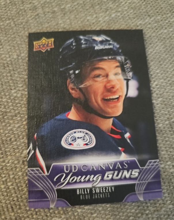 2023-24 Upper Deck Series 2 UD Canvas Young Guns #C216 Billy Sweezey — front