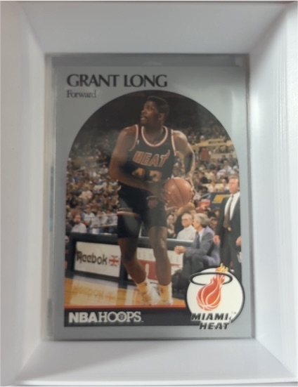 1990-91 NBA Hoops #167 Grant Long — front