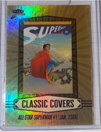 2025 Fleer Brilliants Superman Classic Covers All-Star Superman #1 CC-15 — front