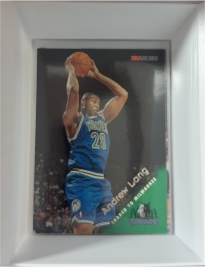 1996-97 Hoops #94 Andrew Lang Minnesota Timberwolves — front