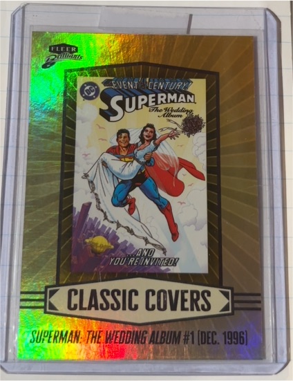 2025 Fleer Brilliants Superman Classic Covers #CC-12 Superman: The Wedding Album — front