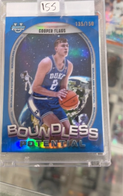 2024-25 Bowman University Chrome Boundless Potential #BP-3 Cooper Flagg — front