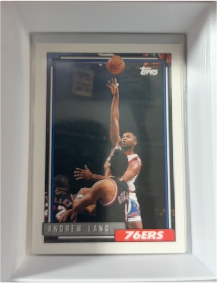 1992-93 Topps #276 Andrew Lang Philadelphia 76ers — front