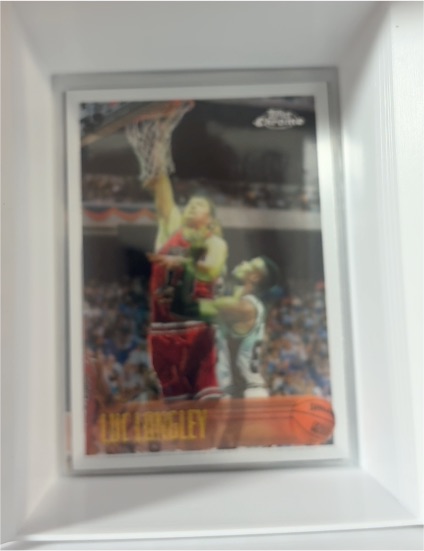 1996 Topps Chrome #164 Luc Longley — front