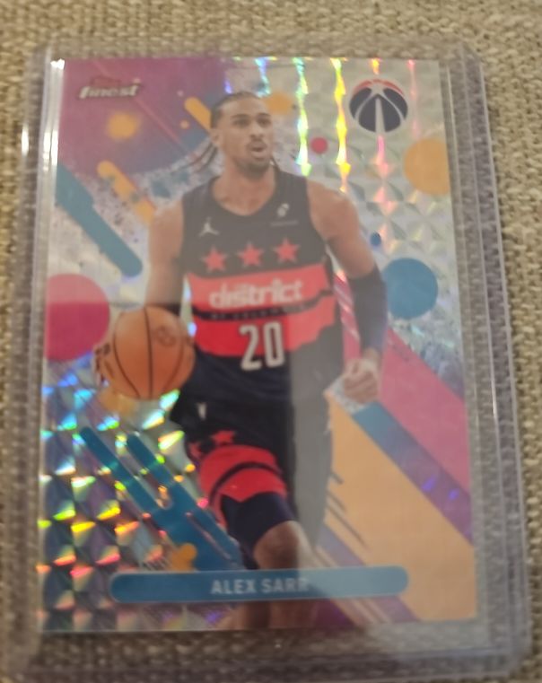 2025-26 Topps Finest #59 Alex Sarr — front