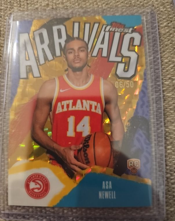 2025-26 Topps Finest #A-23 Asa Newell — front