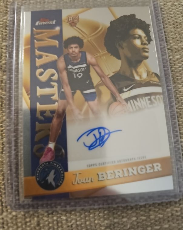 2025-26 Topps Finest Masters #MA-JB Joan Beringer Rookie Auto — front