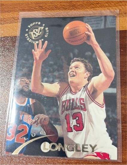 1994-95 Topps Stadium Club #120 Luc Longley — front