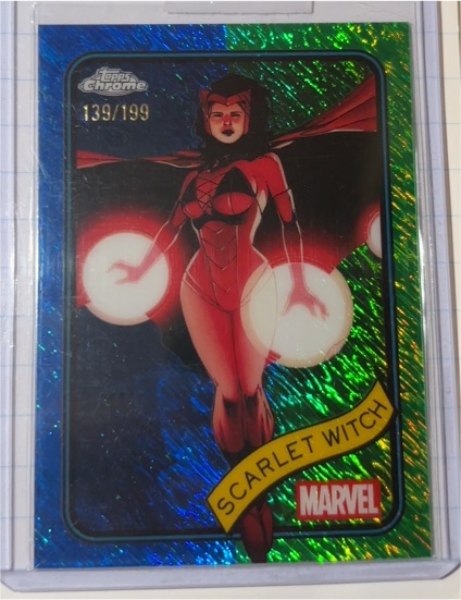 2025 Topps Chrome Marvel #170 Scarlet Witch — front