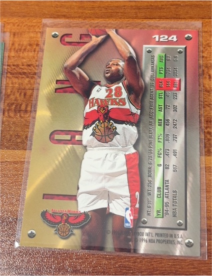1996-97 SkyBox Premium #124 Derrick Alston — front