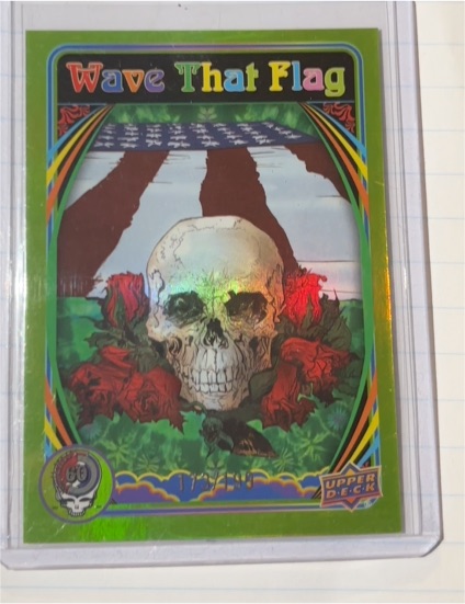 2025 Upper Deck Grateful Dead 60 Years #8 Wave That Flag — front