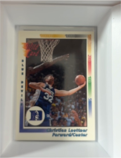 1992 Wild Card #P-5 Christian Laettner — front