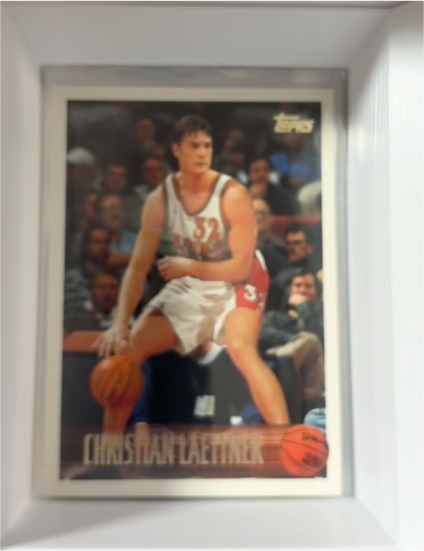1996-97 Topps #2 Christian Laettner — front