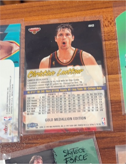 1996-97 Fleer #66G Christian Laettner — front