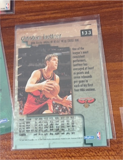 1996-97 Upper Deck #133 Christian Laettner — front