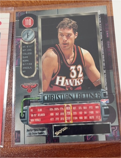 1996-97 SkyBox Premium #110 Christian Laettner — front
