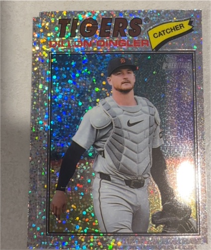 2026 Topps Heritage Chrome #73 Dillon Dingler — front