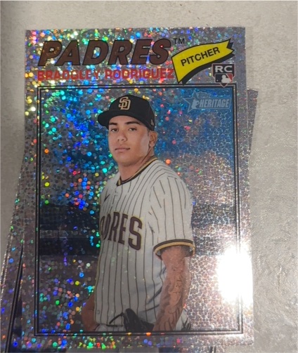 2026 Topps Heritage Chrome #148 Bradgley Rodriguez — front