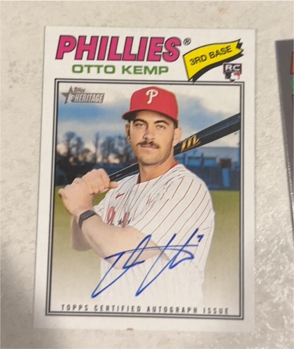 2026 Topps Heritage #91A-OTT Otto Kemp — front