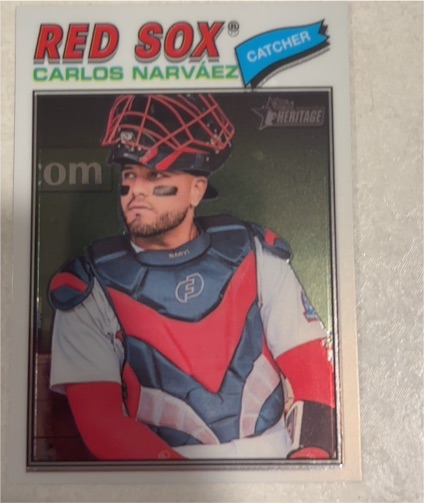 2026 Topps Heritage #248 Carlos Narváez — front