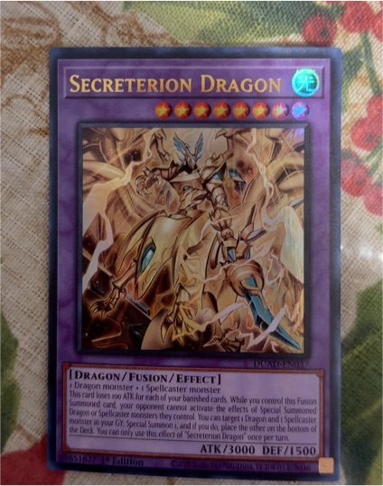 2025 Yu-Gi-Oh! DUAD-EN037 Secreterion Dragon — front