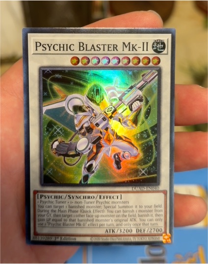 2010 Yu-Gi-Oh! Duelist's Advance #DUAD-EN040 Psychic Blaster Mk-II — front