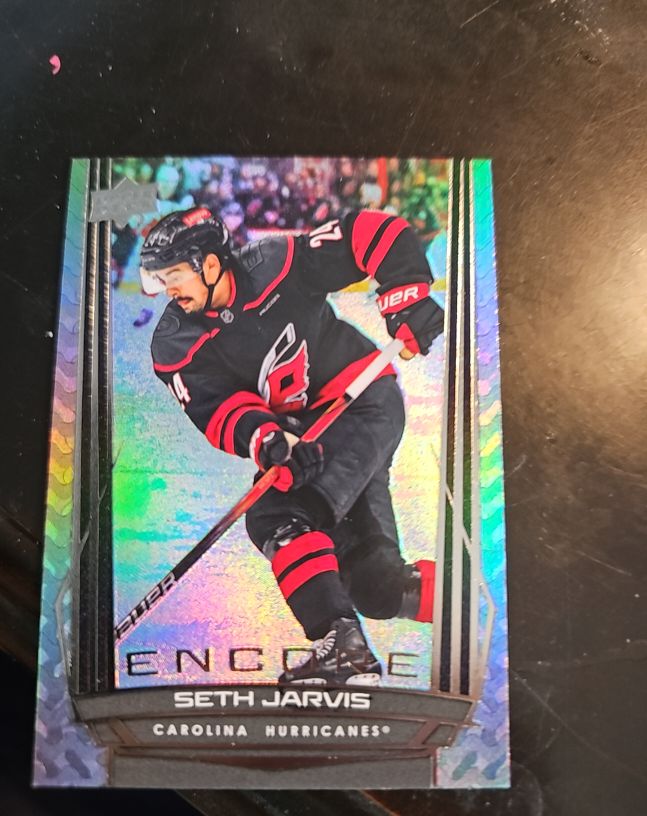 2025-26 Upper Deck Encore #E-158 Seth Jarvis — front