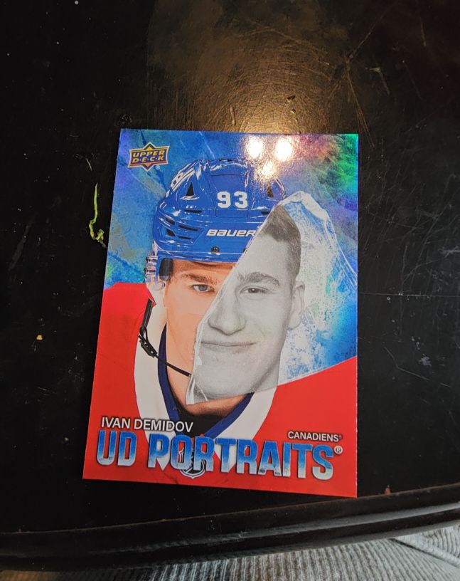 2025-26 Upper Deck Series 2 #P-34 Ivan Demidov UD Portraits — front