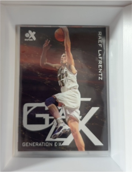 1999-00 SkyBox E-X #15GX Raef LaFrentz Generation E-X — front