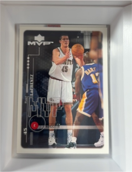 1999-00 Upper Deck MVP #42 Raef LaFrentz — front