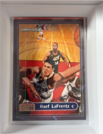 1999-00 SkyBox Impact #41 Raef LaFrentz — front