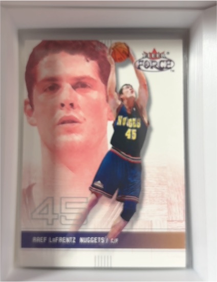 2001-02 Fleer Force #6 Raef LaFrentz — front