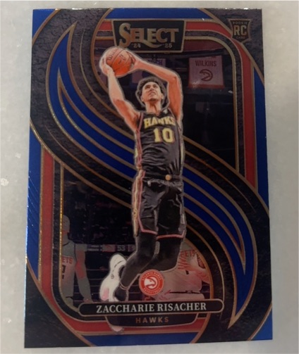 2024-25 Panini Select #180 Zaccharie Risacher — front