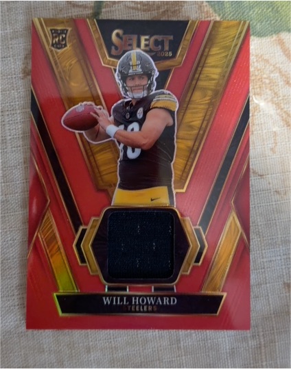 2025 Panini Select #RSW-WHD Will Howard — front