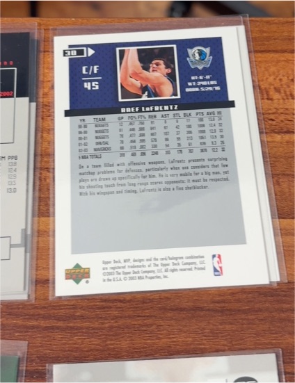 1992-93 Upper Deck #30 Derek LaFrentz — front