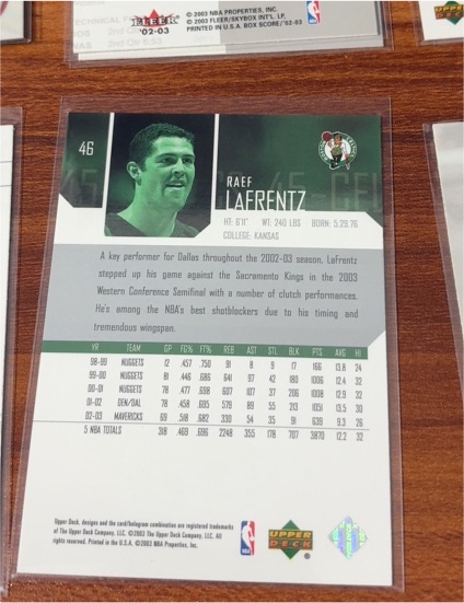 2002-03 Upper Deck #46 Raef LaFrentz — front