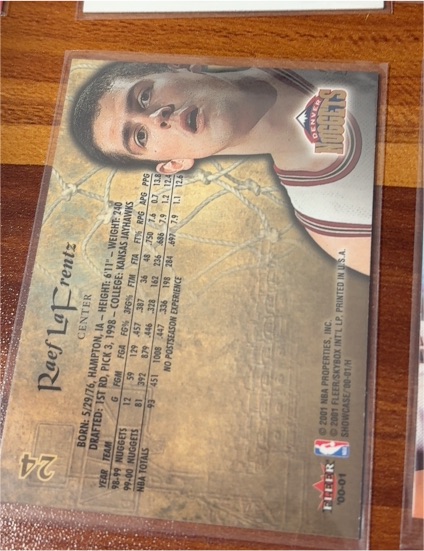 1998 Fleer Ultra #24 Raef LaFrentz — front