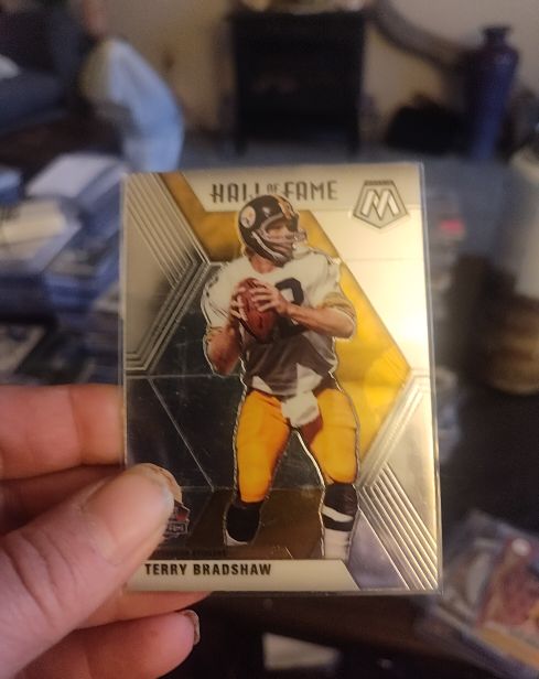 2020 Panini Mosaic #286 Terry Bradshaw Hall of Fame — front