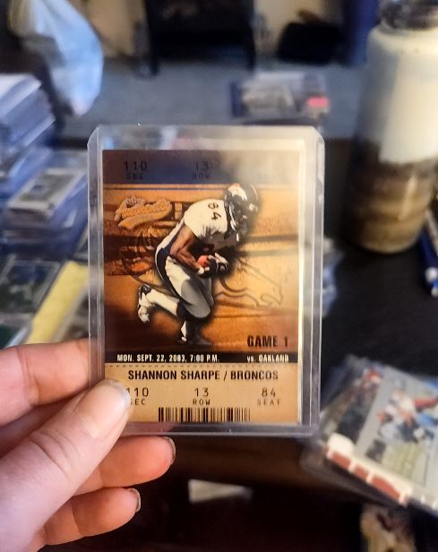 2003 Fleer Authentix #90 Shannon Sharpe — front