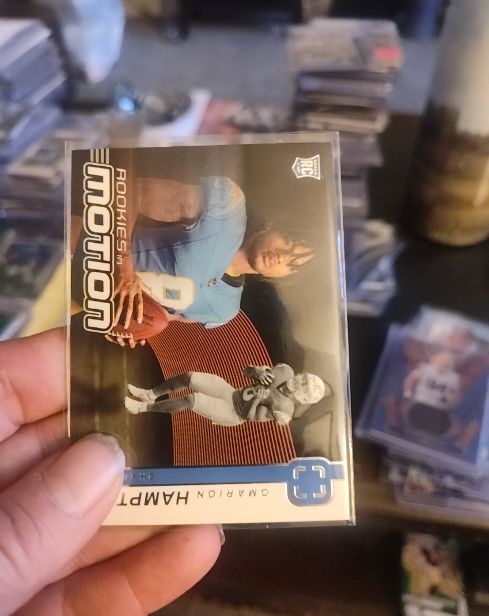 2025 Panini Photogenic Rookies In Motion #7 Omarion Hampton — front