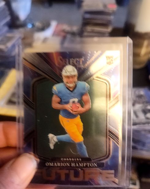 2025 Panini Select #13 Omarion Hampton Future — front