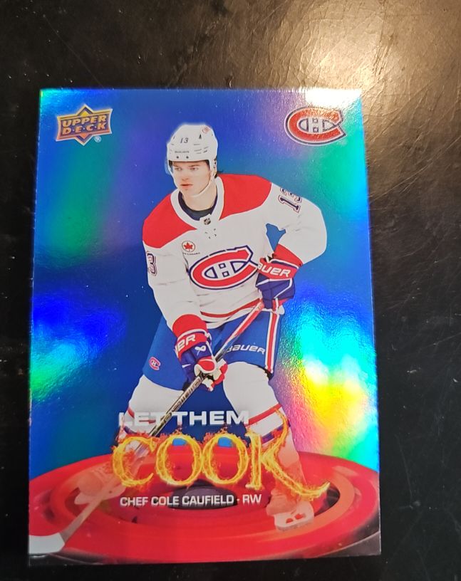 2025-26 Upper Deck Series 2 Let Them Cook #LTC-7 Cole Caufield — front