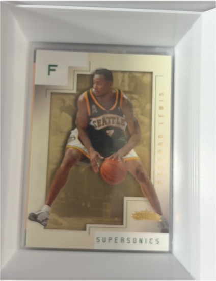 2001-02 Fleer Showcase #59 Rashard Lewis Seattle SuperSonics — front