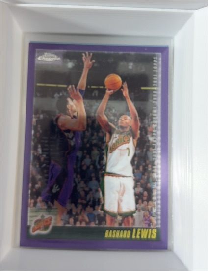 2000-01 Topps Chrome #26 Rashard Lewis — front