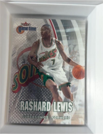 2000-01 Fleer Game Time #6 Rashard Lewis — front