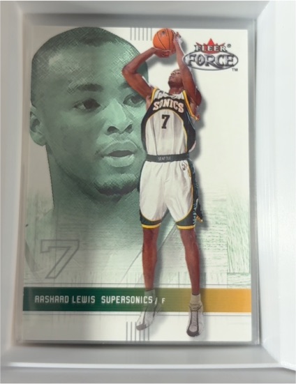 2001-02 Fleer Force #67 Rashard Lewis — front